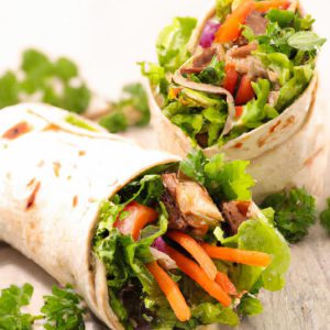 wrap wegetariański
